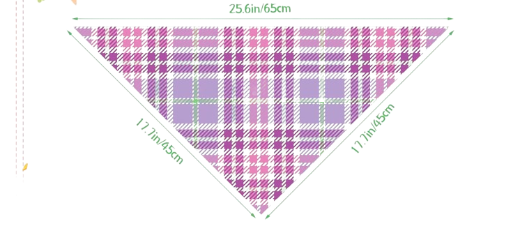 Sparky & Co Spring Plaid Pet Bandanas