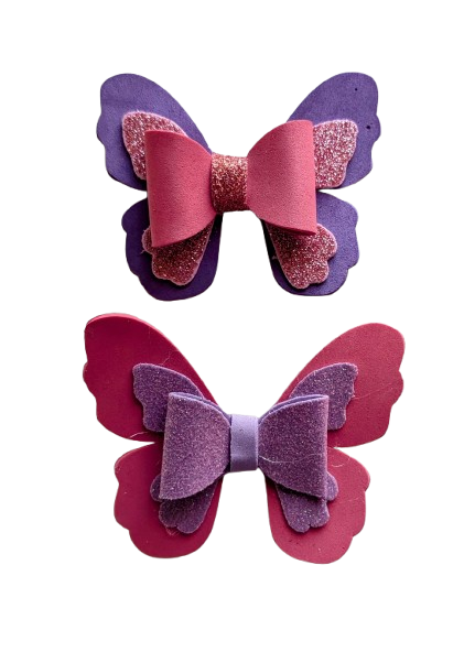 Sparky & Co Handmade Spring Collection Butterfly Bow Collar Charm