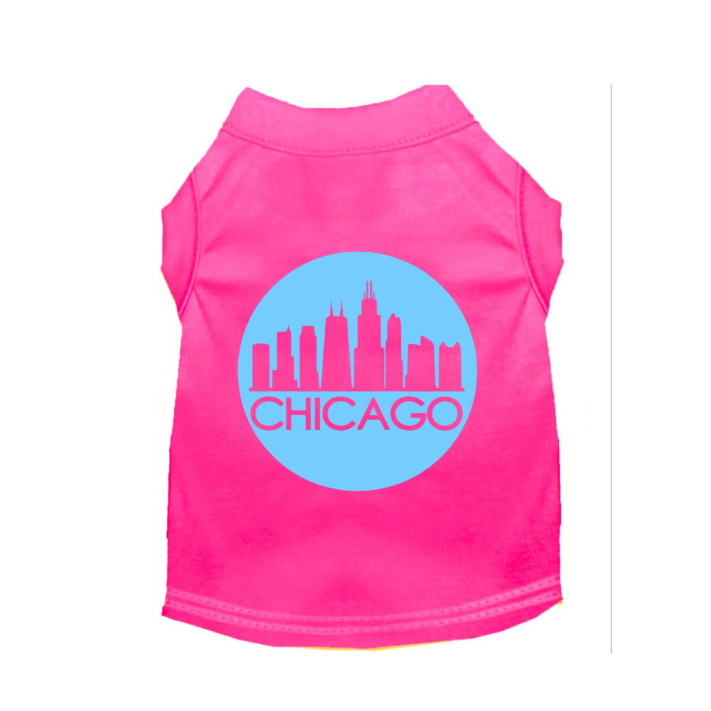 Sparky & Co Chicago Circle Logo Pet T-Shirt