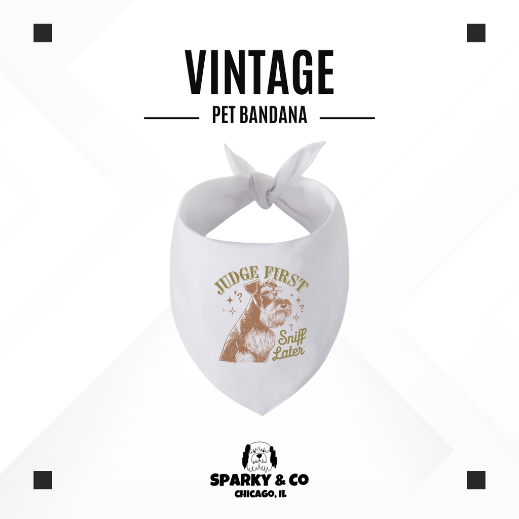 Sparky & Co Vintage Breed Graphic Pet Bandana