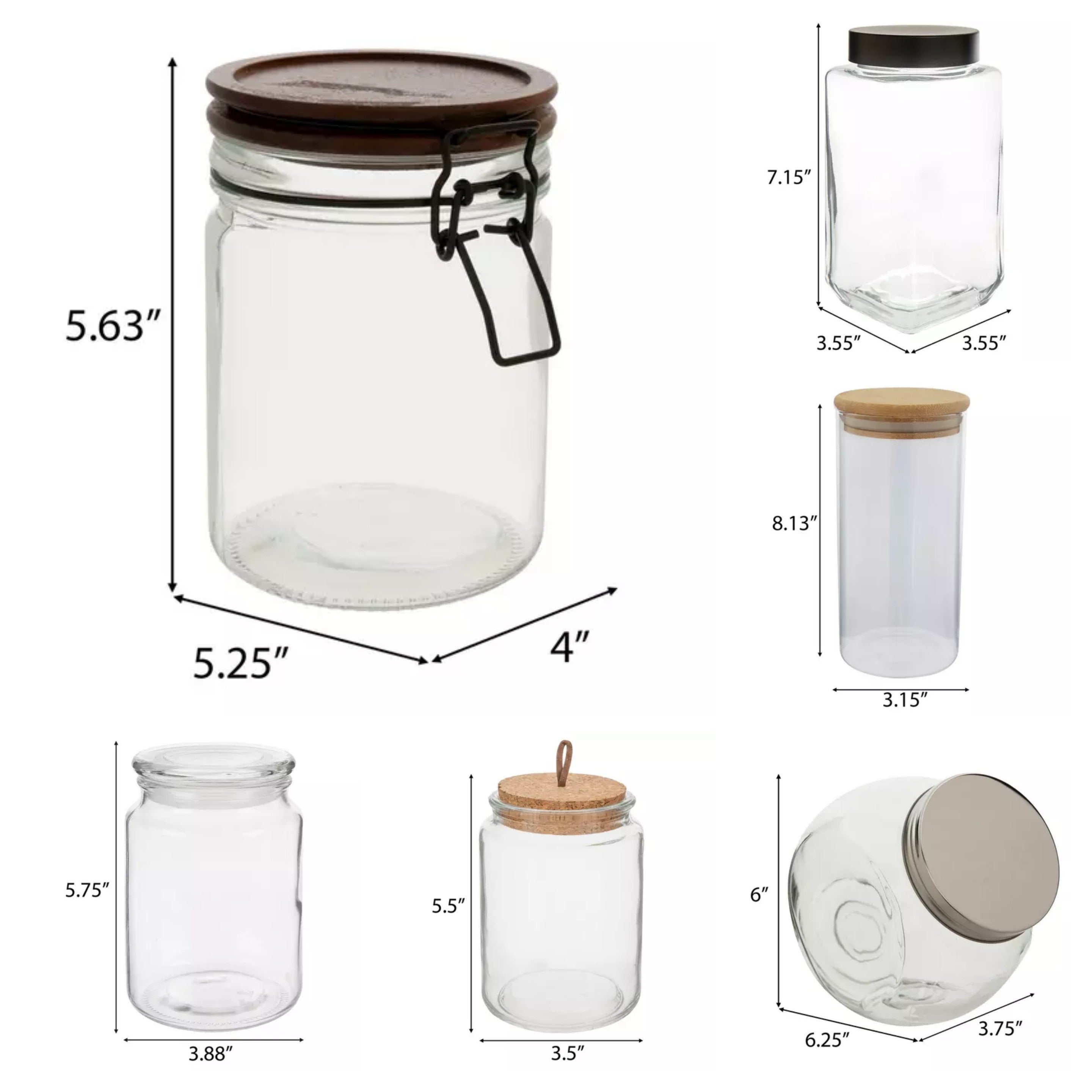 6 Shelf Pet Treat Bar with Jars