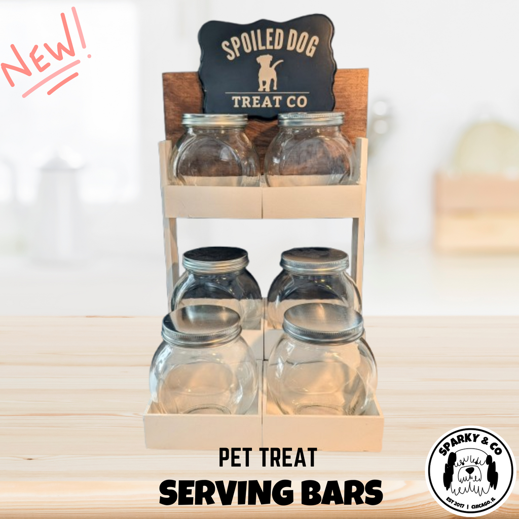 Mini Jar Pet Treat Serving Station
