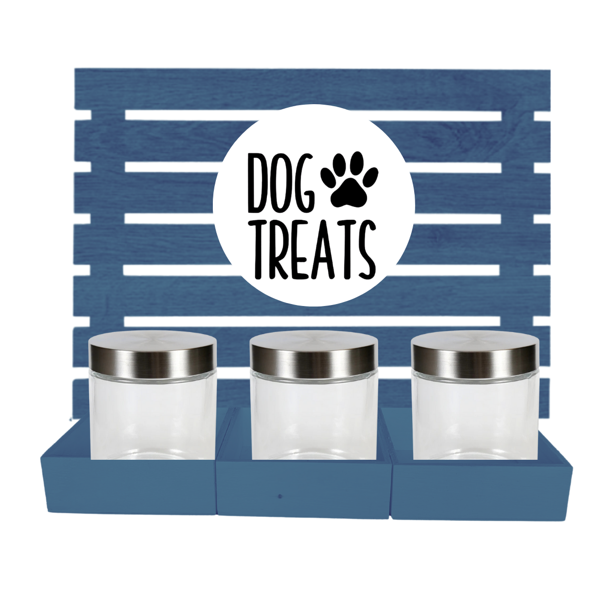 NEW Dog Treat 3 Jar Bar