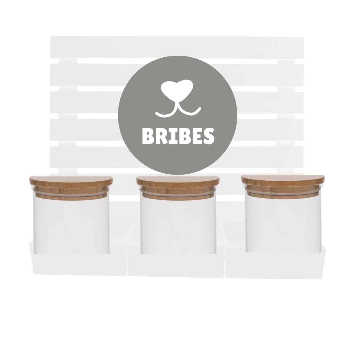 NEW Dog Treat 3 Jar Bar