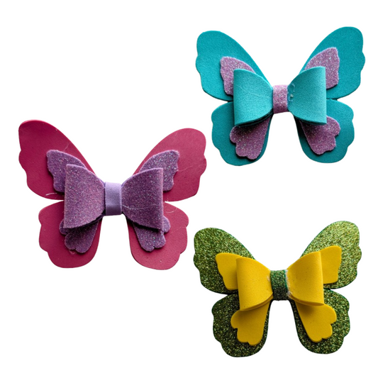 Sparky & Co Handmade Spring Collection Butterfly Bow Collar Charm