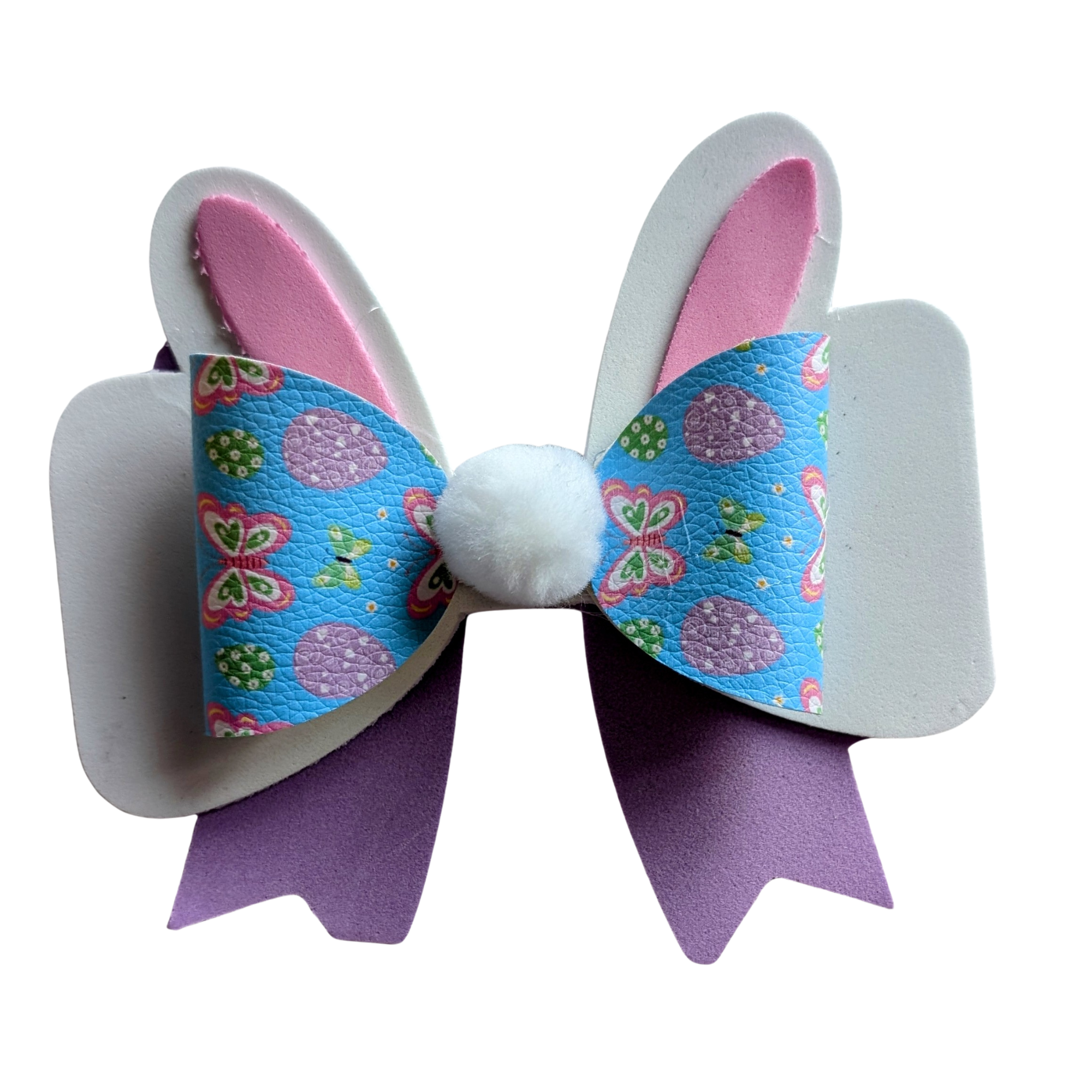 Sparky & Co Handmade Spring Collection Easter Bunny Bow Collar Charm