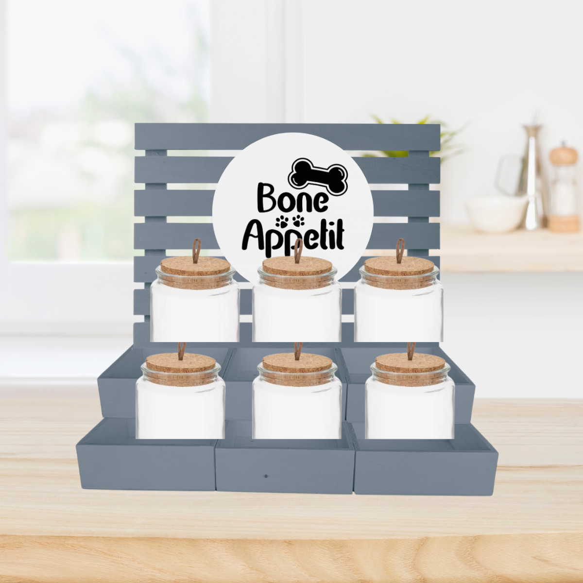 Bone Appetit Dog Treat Bar Serving Station