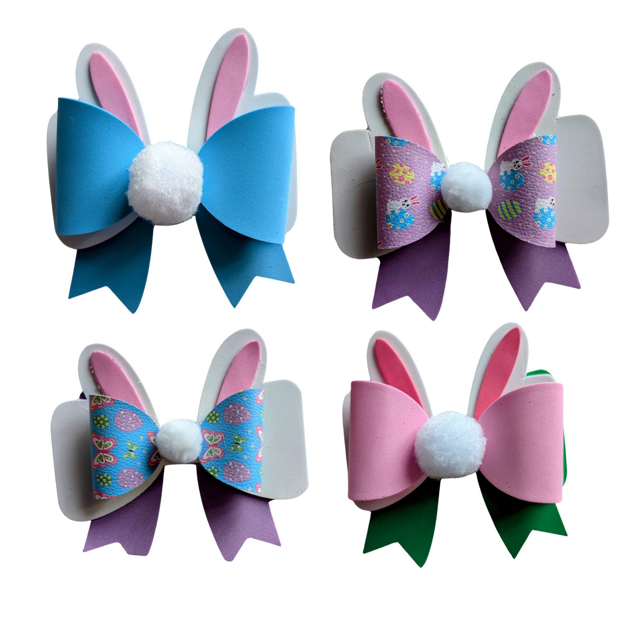 Sparky & Co Handmade Spring Collection Easter Bunny Bow Collar Charm
