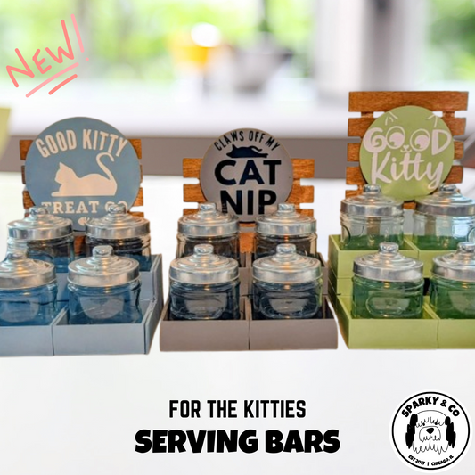 Mini Jar Pet Treat Serving Station