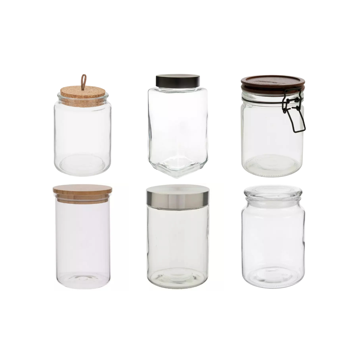 6 Shelf Pet Treat Bar with Jars
