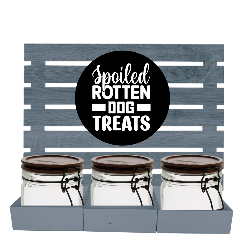 NEW Dog Treat 3 Jar Bar