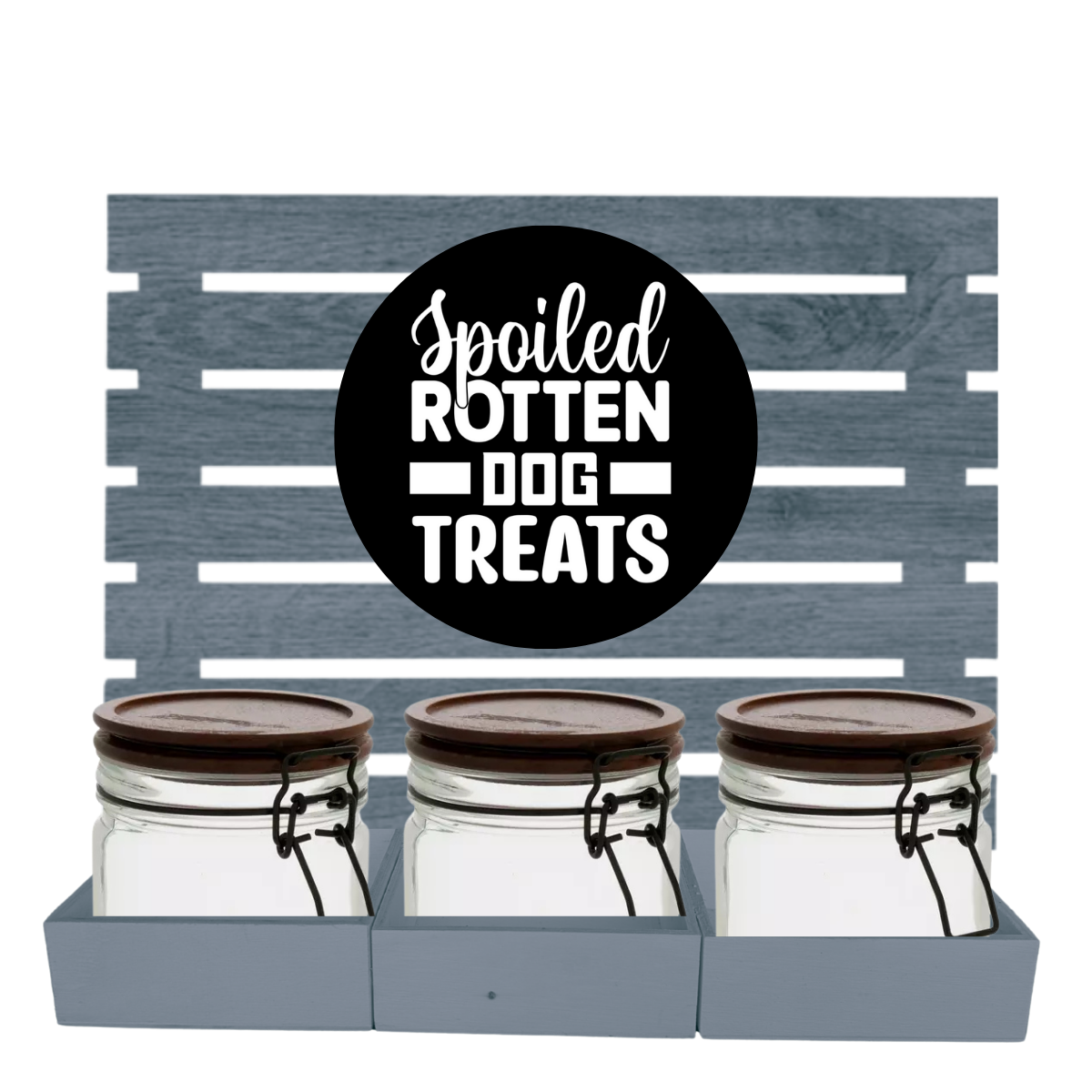 NEW Dog Treat 3 Jar Bar