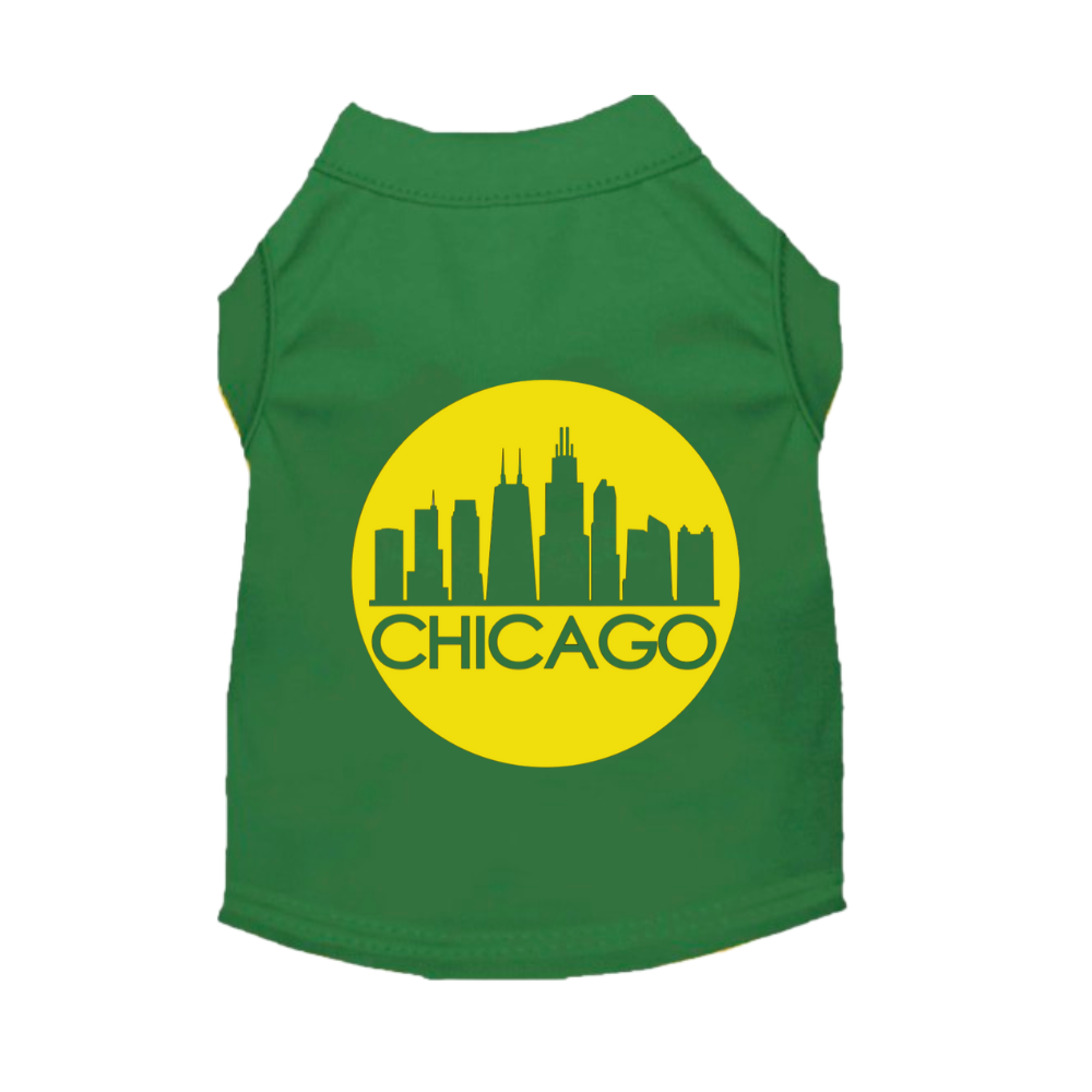 Sparky & Co Chicago Circle Logo Pet T-Shirt
