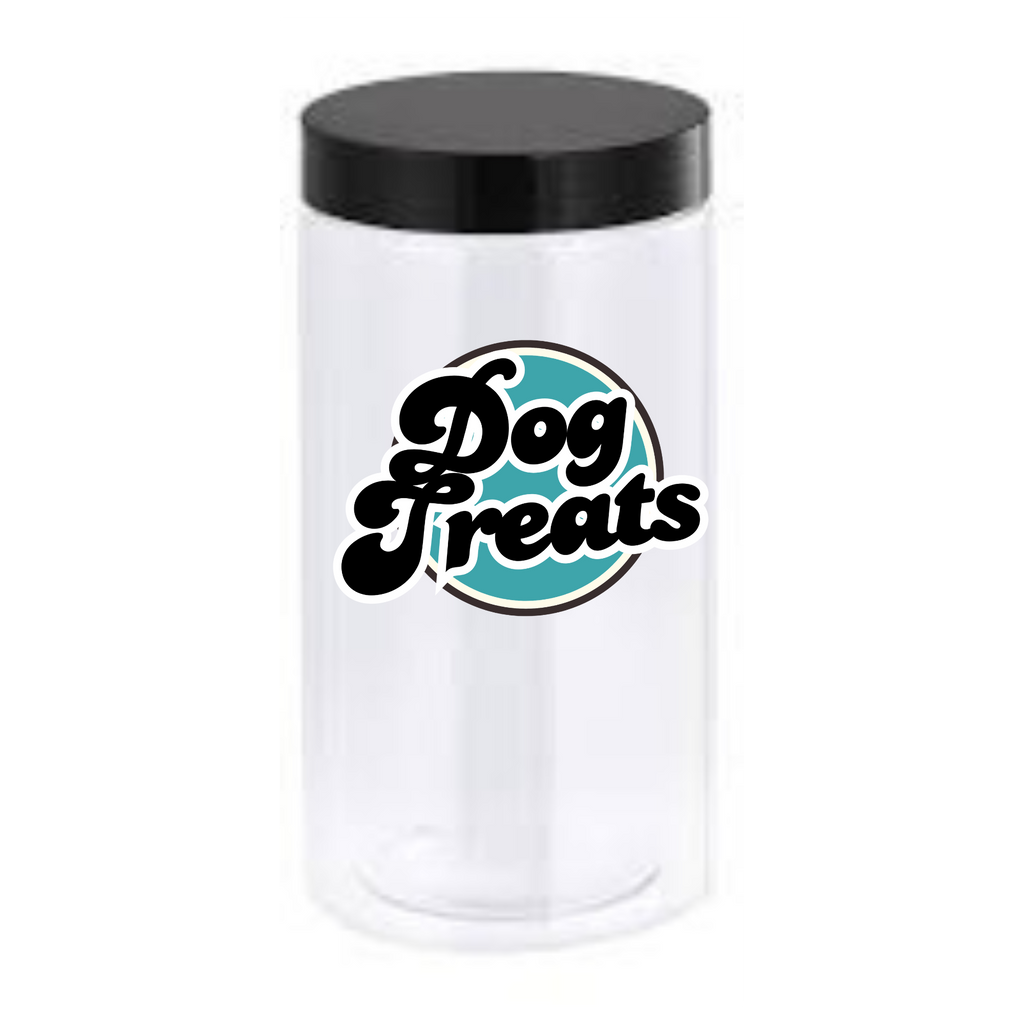 Sparky & Co Tall Plastic Cylinder Treat Canister 30oz