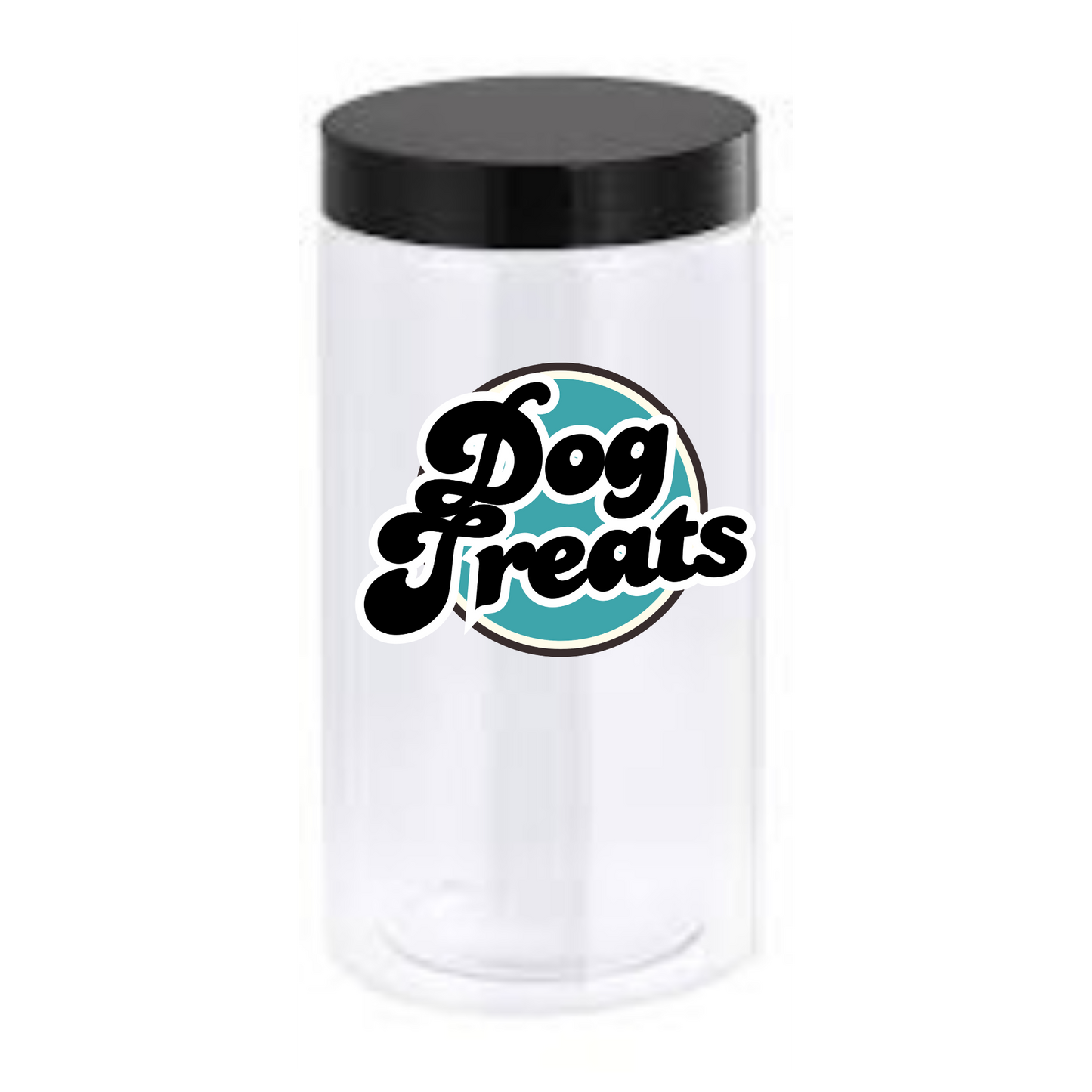 Sparky & Co Tall Plastic Cylinder Treat Canister 30oz