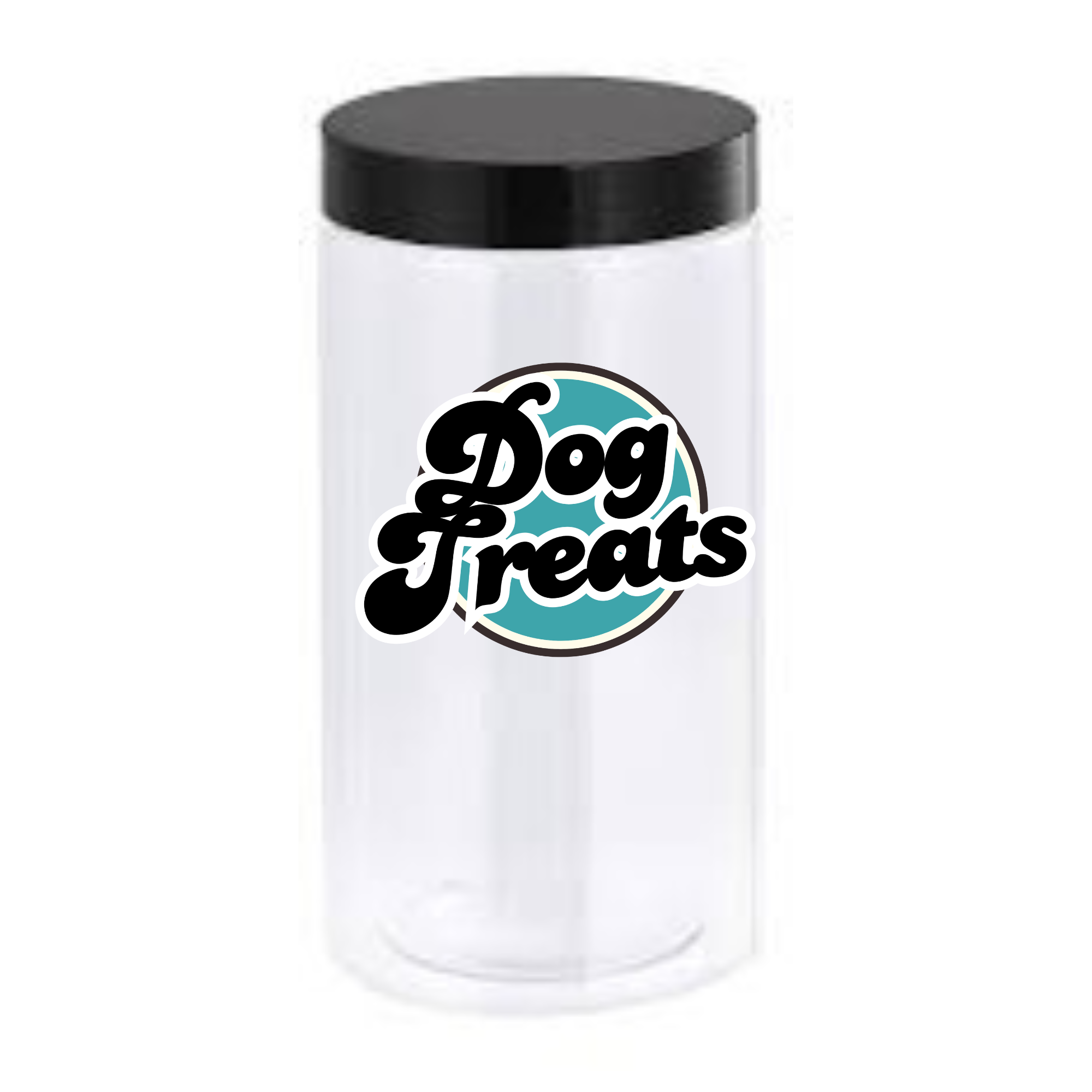 Sparky & Co Tall Plastic Cylinder Treat Canister 30oz