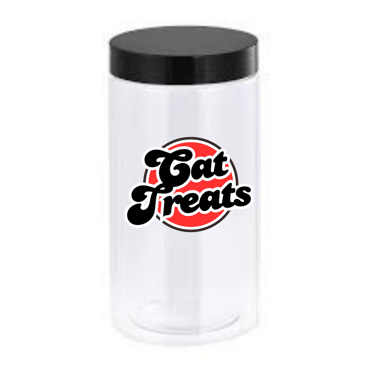 Sparky & Co Tall Plastic Cylinder Treat Canister 30oz