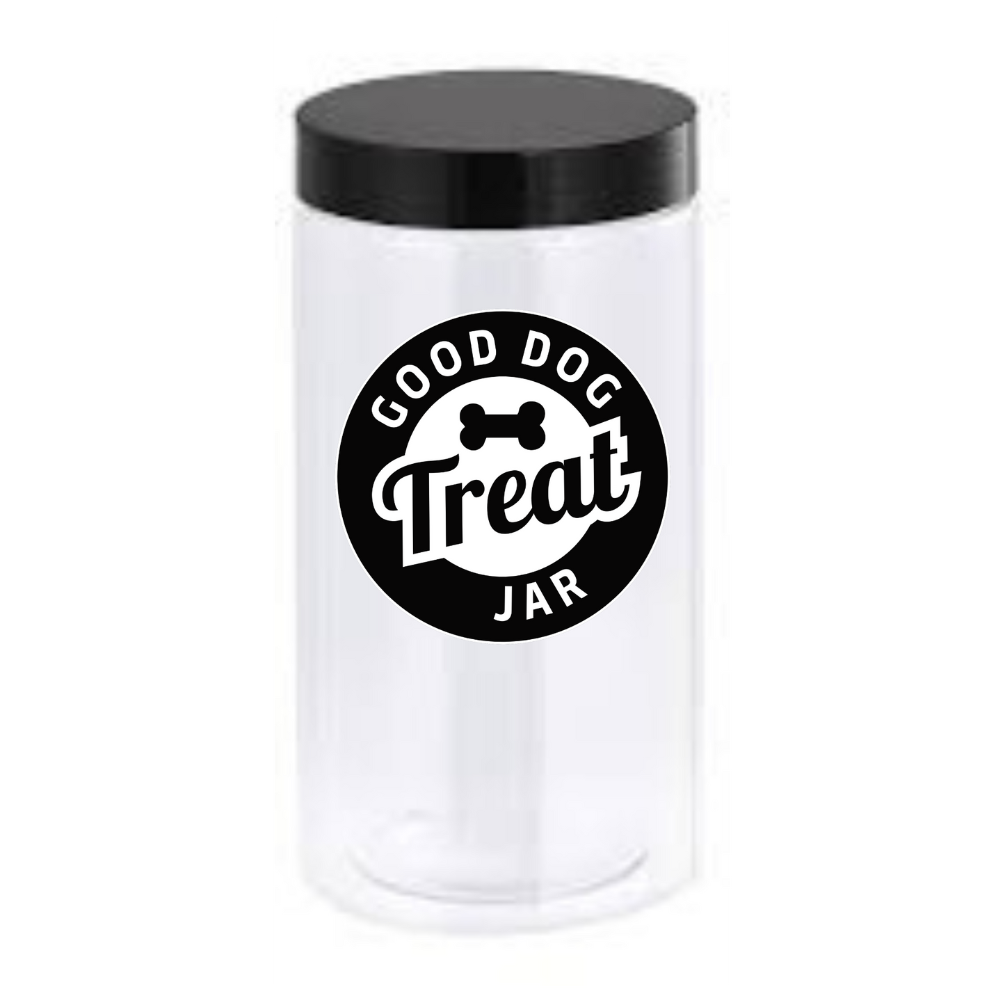 Sparky & Co Tall Plastic Cylinder Treat Canister 30oz