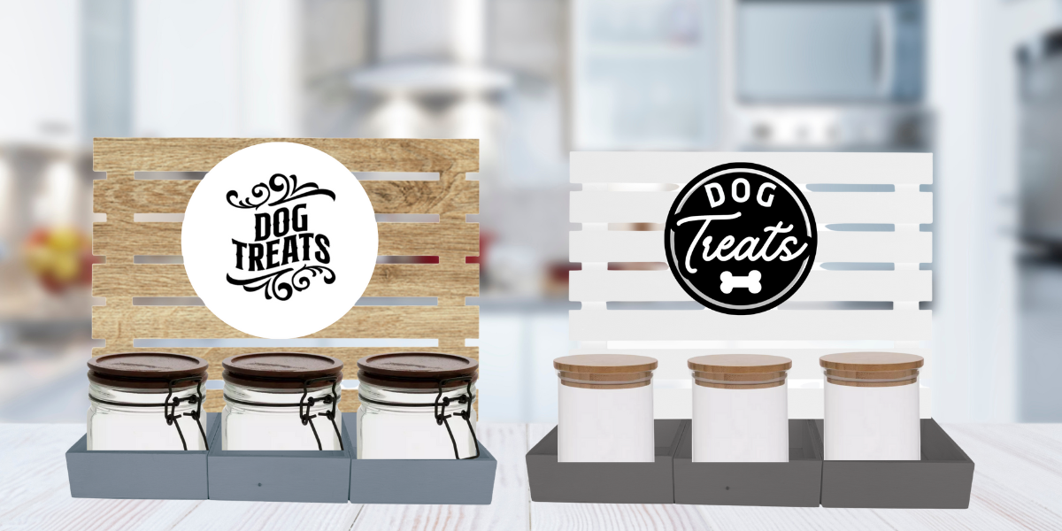 NEW Dog Treat 6 Jar Bar
