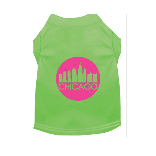 Sparky & Co Chicago Circle Logo Pet T-Shirt