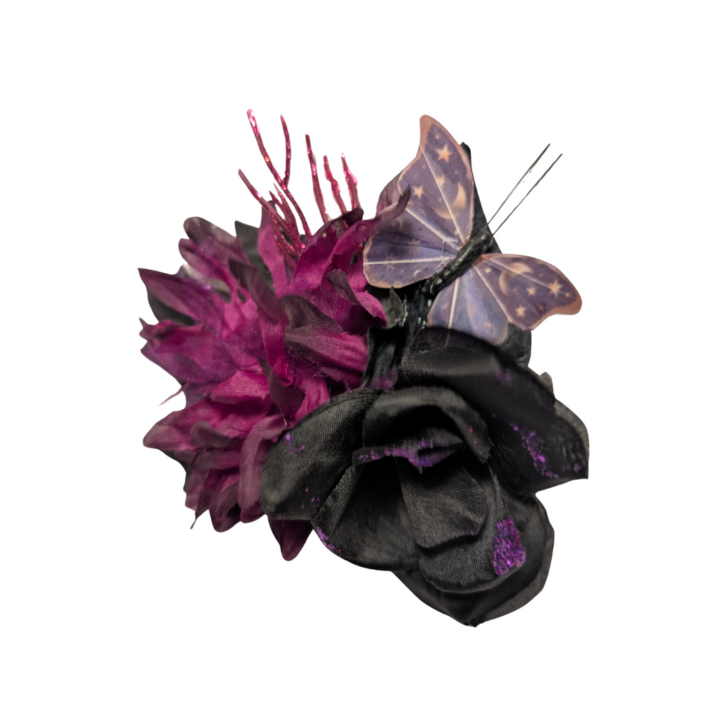 Halloween Floral 3D Pet Bow for Dogs & Cats