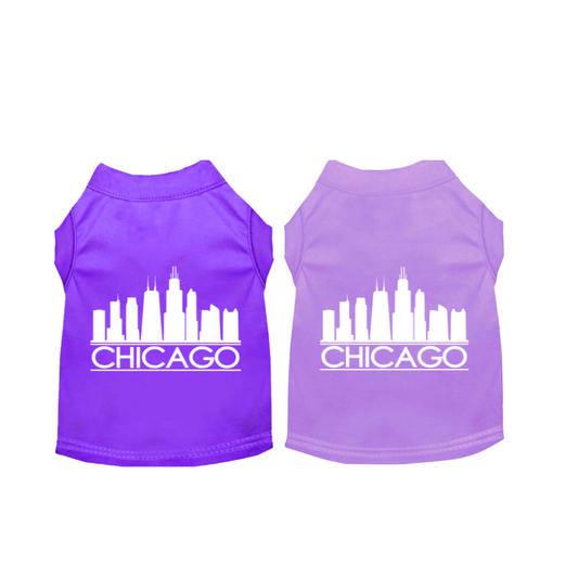 Sparky & Co Chicago Skyline Pet T-Shirt