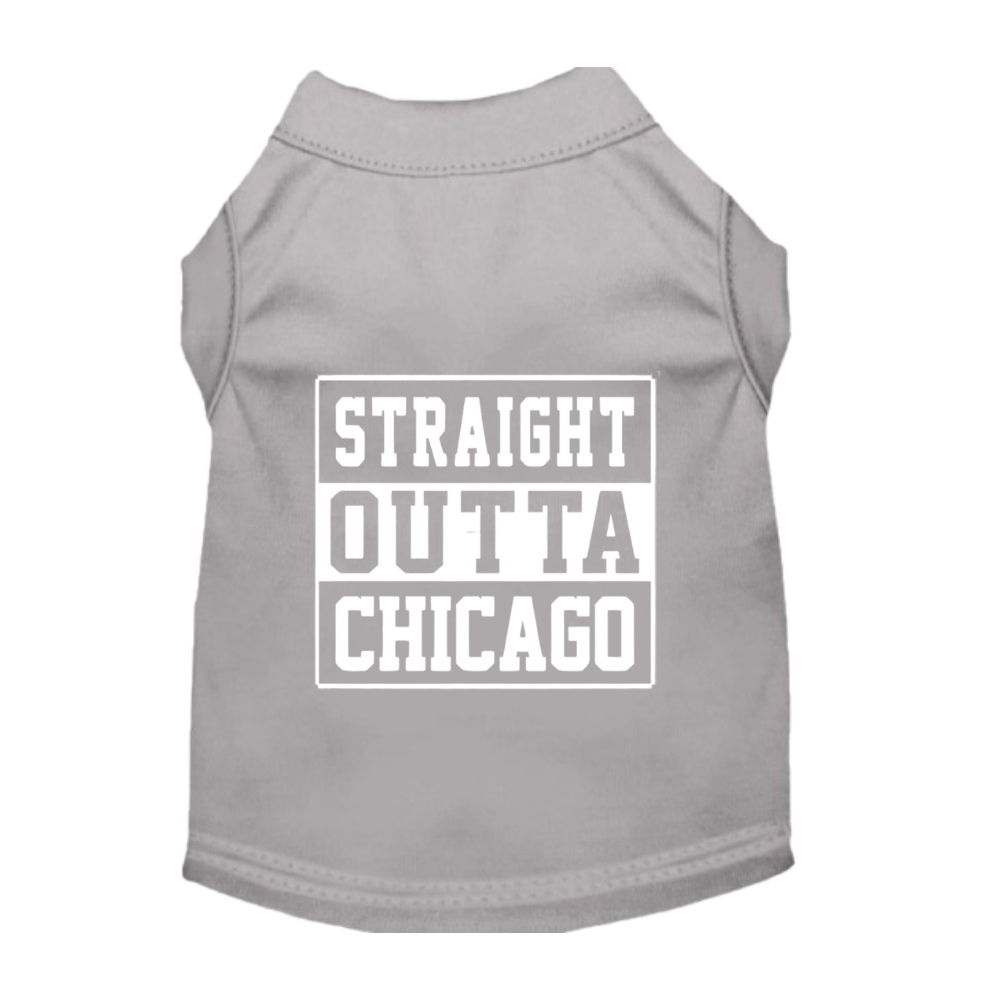 Sparky & Co Straight Outta Chicago Pet T-Shirt