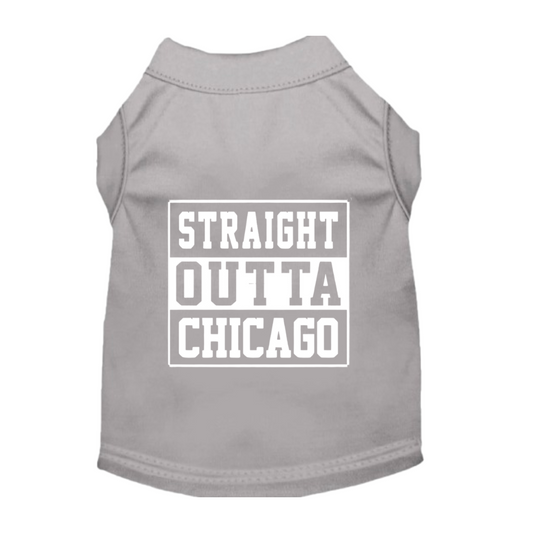 Sparky & Co Straight Outta Chicago Pet T-Shirt