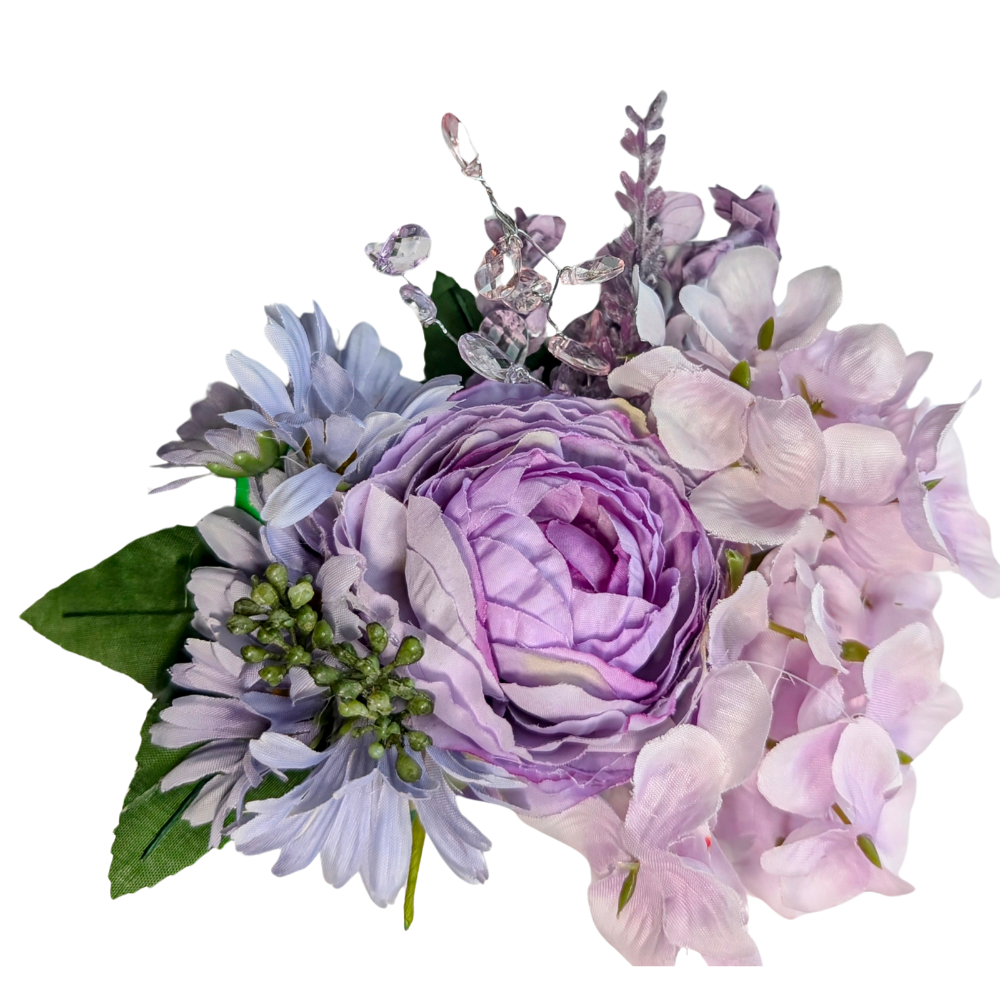 Sparky & Co Garden Party Collection Collar Flower Corsage Accessory