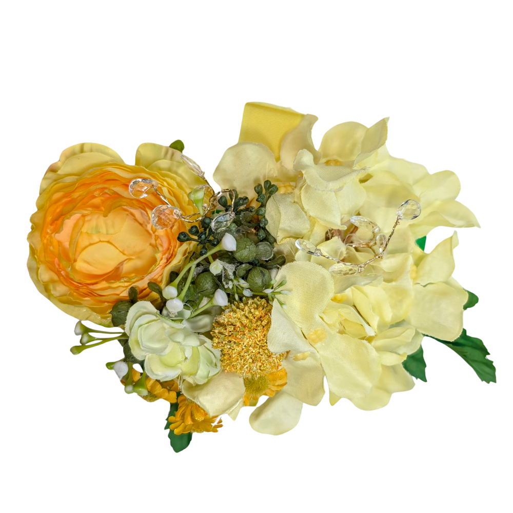 Sparky & Co Garden Party Collection Collar Flower Corsage Accessory