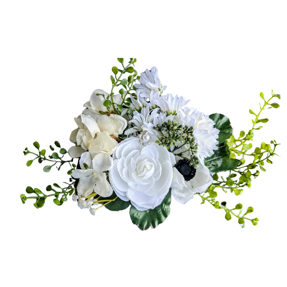 Sparky & Co Garden Party Collection Collar Flower Corsage Accessory