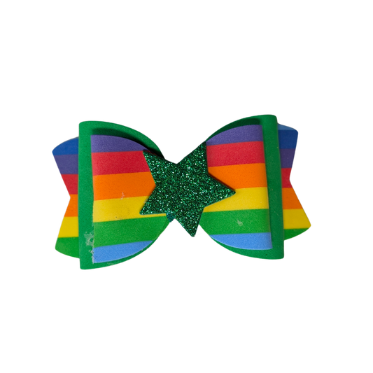 Sparky & Co Rainbow Pride Bow Collection Handmade Collar Charm